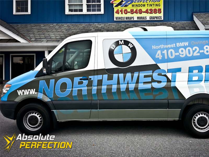 Northwest BMW Van Wrap - Owings Mills