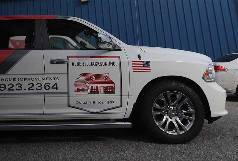 Truck wrapping company in Maryland